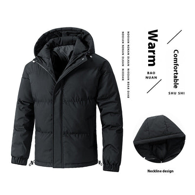 Winter Loose Hooded Cotton-padded Jacket Thickened Coat