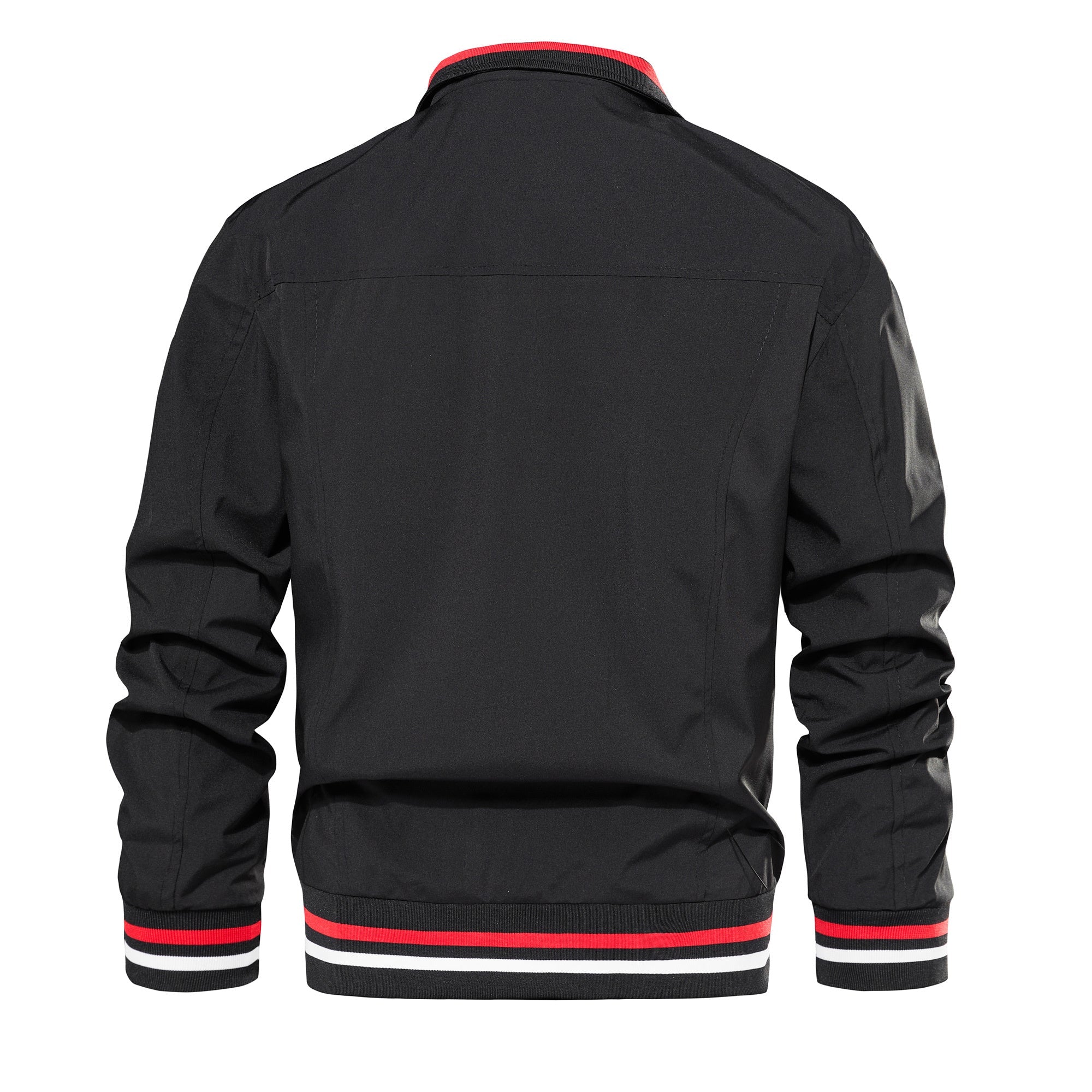 Men's Jacket Lightweight Casual Windbreaker Spring Fall Zip Up Coat