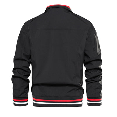 Men's Jacket Lightweight Casual Windbreaker Spring Fall Zip Up Coat