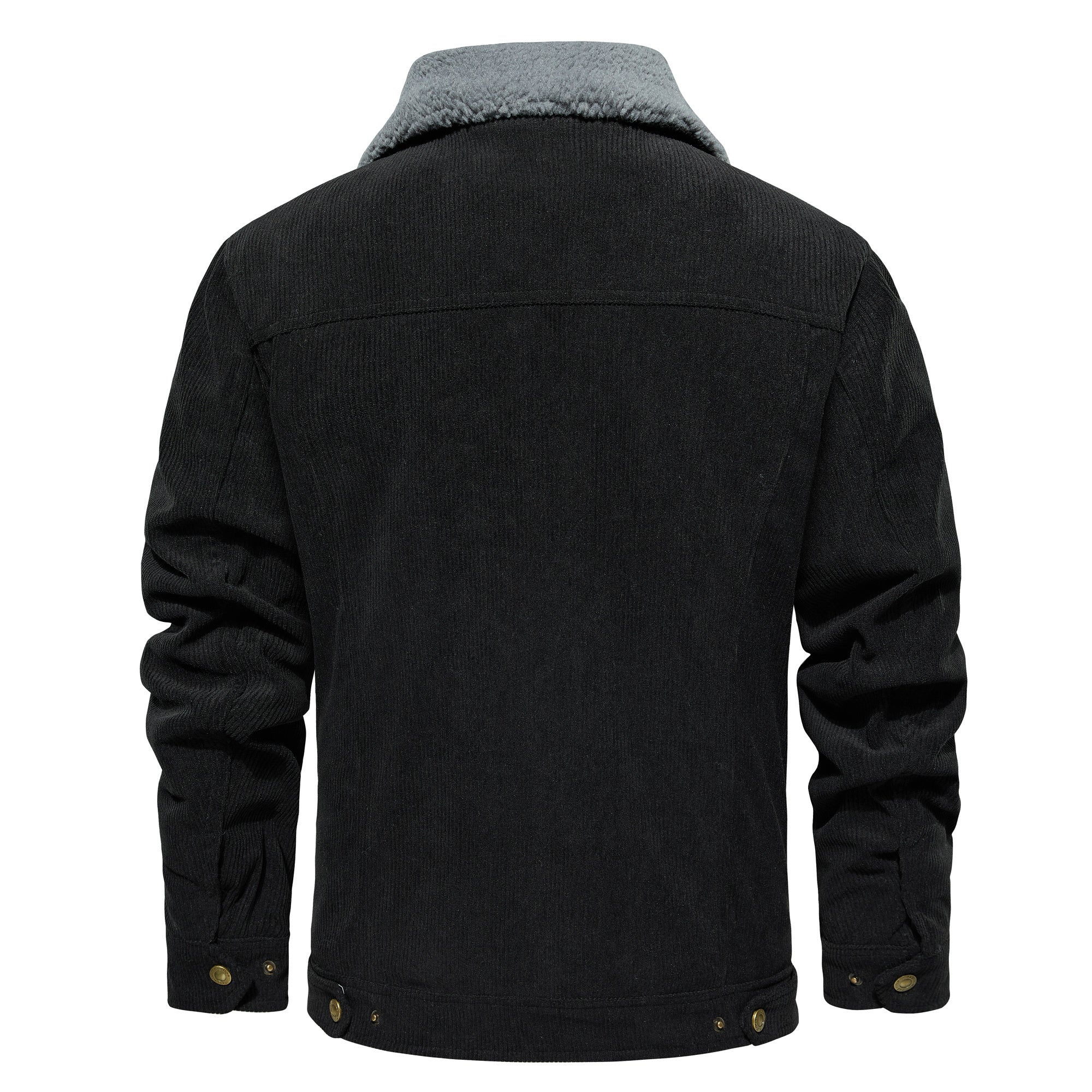 Men's Jacket Winter Sherpa Lined Warm Thick Trucker Cargo Coat