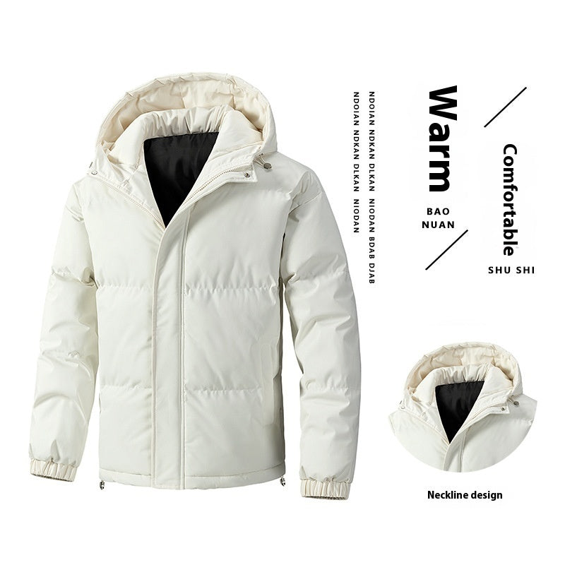 Winter Loose Hooded Cotton-padded Jacket Thickened Coat