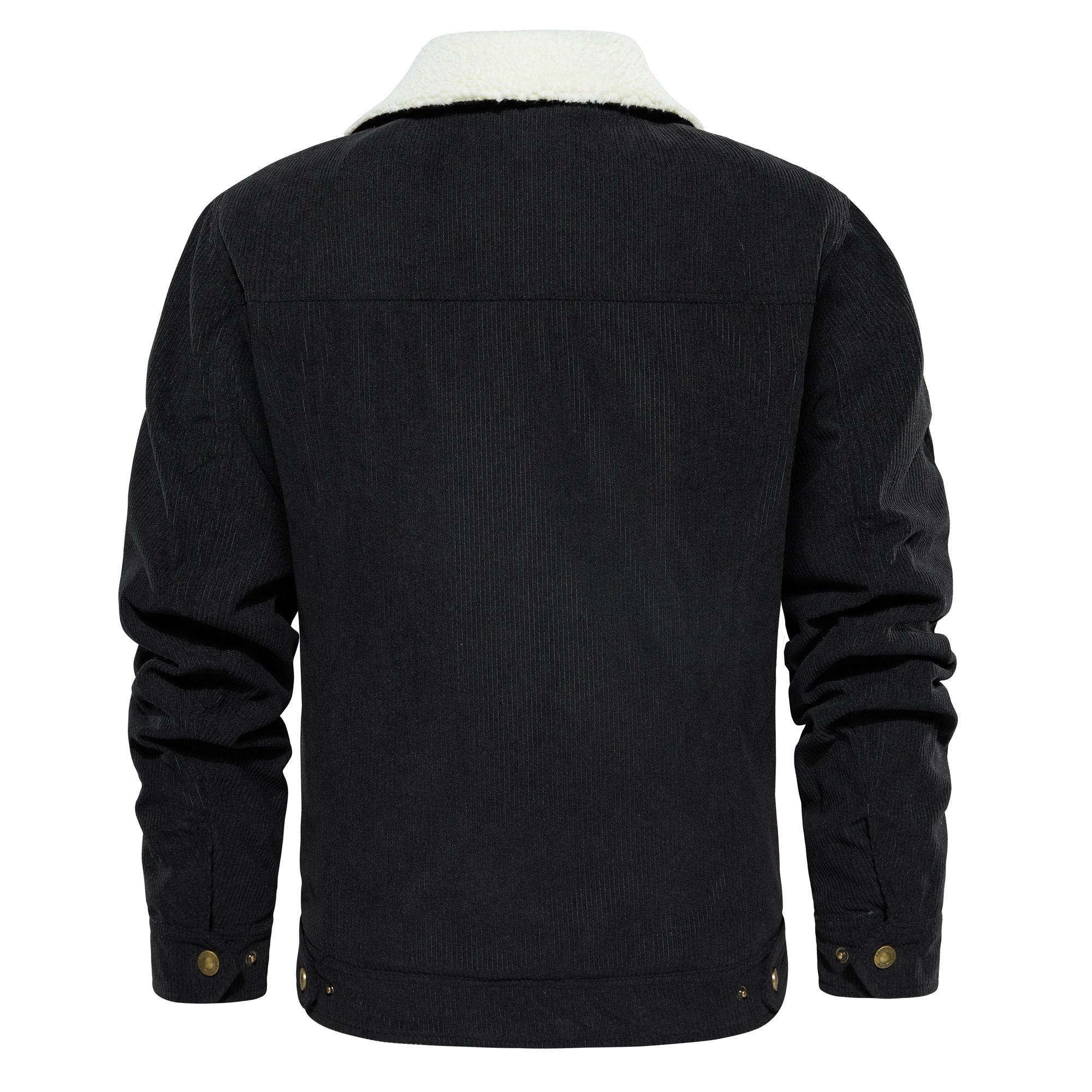 Men's Jacket Winter Sherpa Lined Warm Thick Trucker Cargo Coat