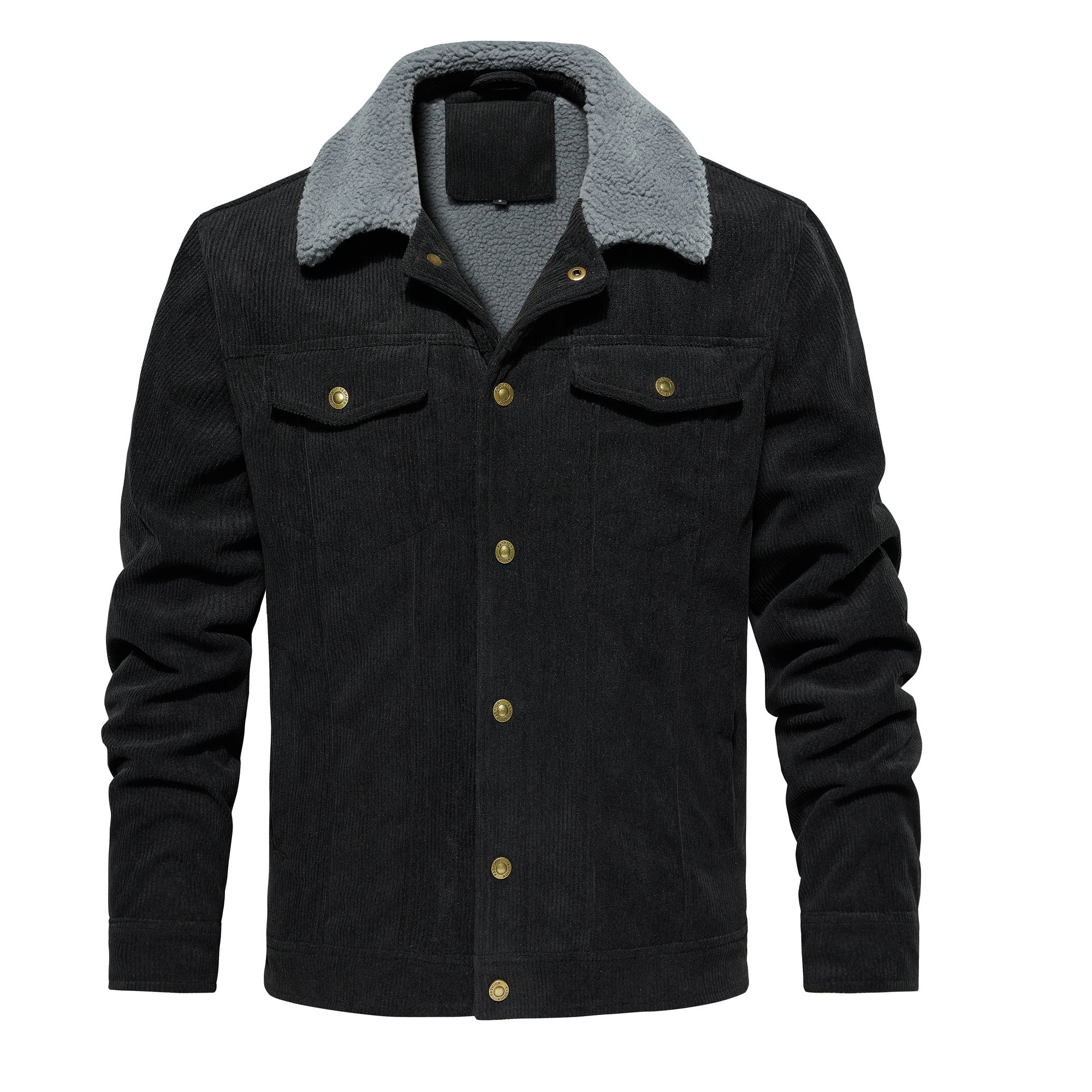 Men's Jacket Winter Sherpa Lined Warm Thick Trucker Cargo Coat