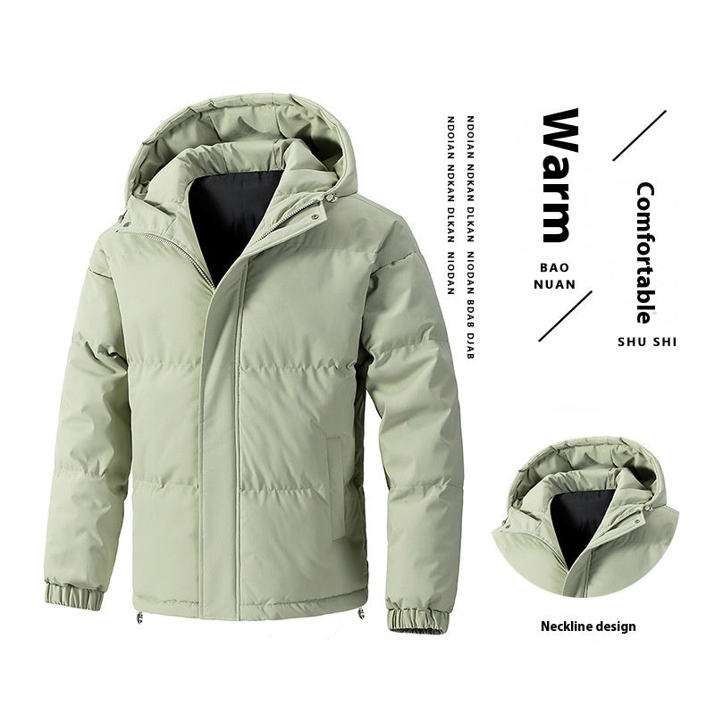 Winter Loose Hooded Cotton-padded Jacket Thickened Coat
