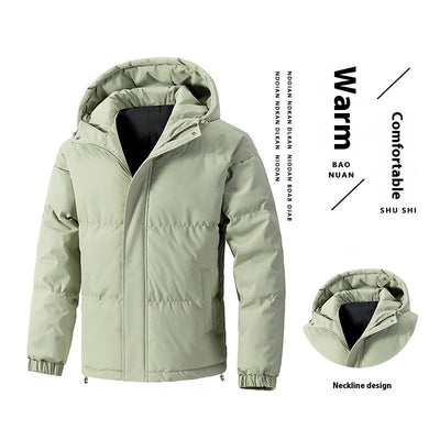 Winter Loose Hooded Cotton-padded Jacket Thickened Coat