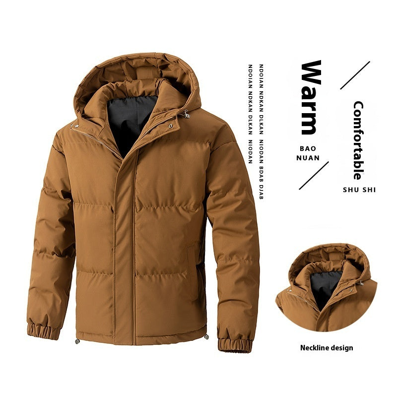 Winter Loose Hooded Cotton-padded Jacket Thickened Coat